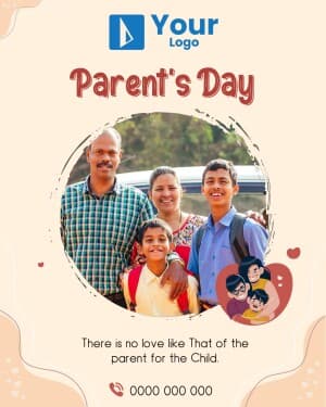 Global Day Of Parents creative template