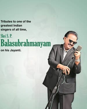 S. P. Balasubrahmanyam Jayanti video