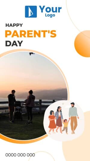 Global Day Of Parents facebook template