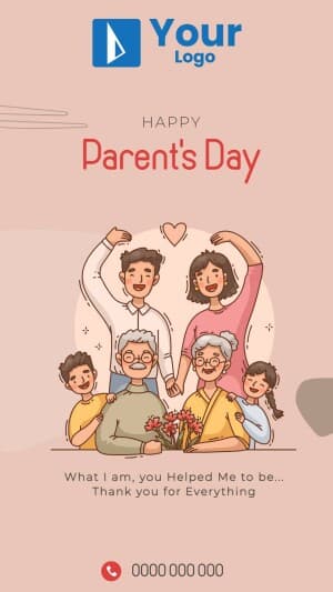 Global Day Of Parents template