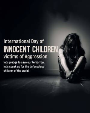 International Day of Innocent Children Victims of Aggression image