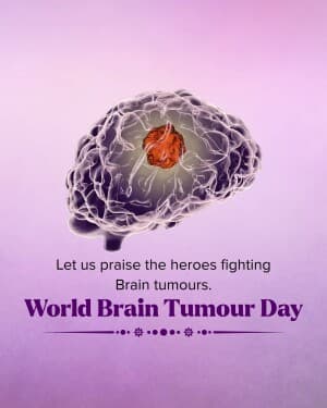 World Brain Tumour Day post