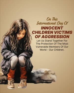 International Day of Innocent Children Victims of Aggression post