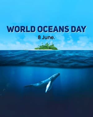 World Oceans Day illustration
