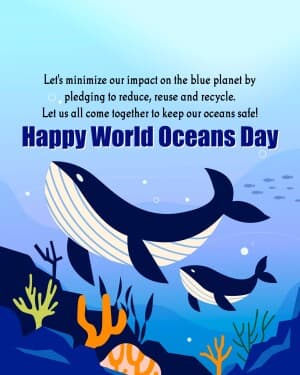 World Oceans Day banner