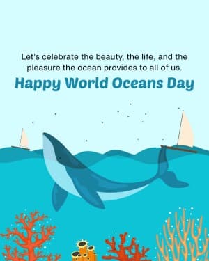 World Oceans Day post