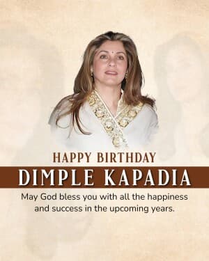 Dimple Kapadia Birthday video