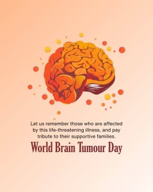 World Brain Tumour Day banner