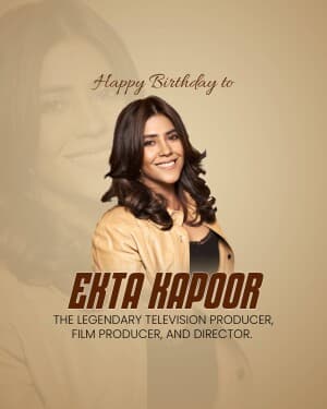 Ekta Kapoor Birthday video