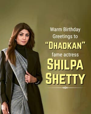 Shilpa Shetty Birthday image