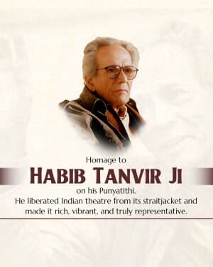 Habib Tanvir Punyatithi video