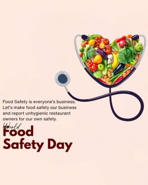 World Food Safety Day graphic