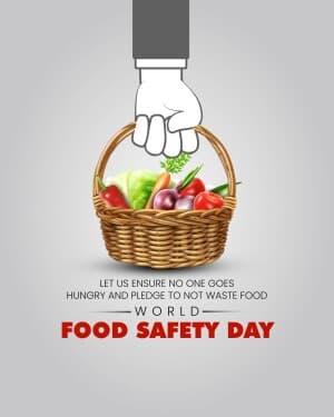 World Food Safety Day flyer