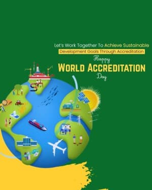 World Accreditation Day flyer