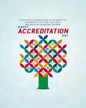 World Accreditation Day event poster