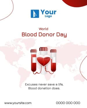 World Blood Donor Day Templates whatsapp status template