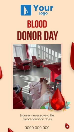 World Blood Donor Day Templates facebook template