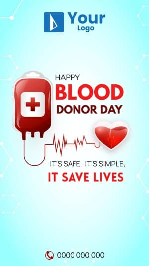 World Blood Donor Day Templates banner