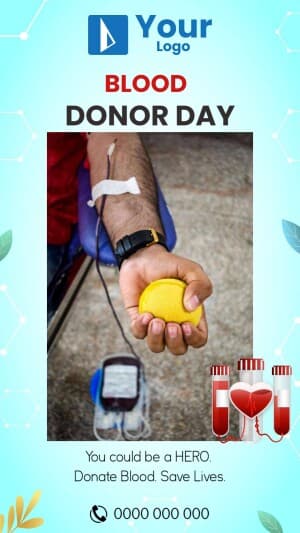 World Blood Donor Day Templates custom template