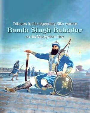 Banda Singh Bahadur Martyrdom Day banner