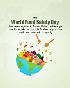 World Food Safety Day poster