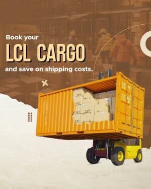 Logistics & Courier Services promotional template