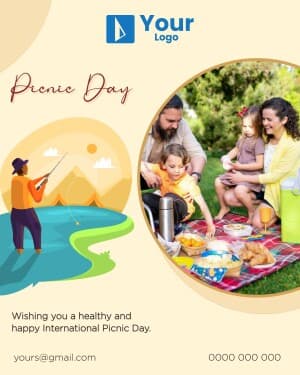 Picnic Day Wishes marketing poster