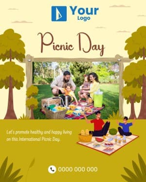 Picnic Day Wishes creative template