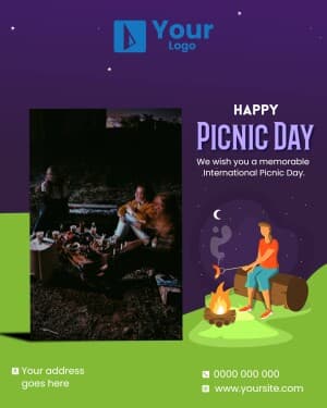 Picnic Day Wishes Facebook Poster