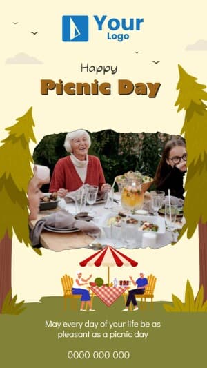 Picnic Day Wishes Instagram Post template