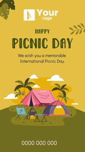 Picnic Day Wishes template