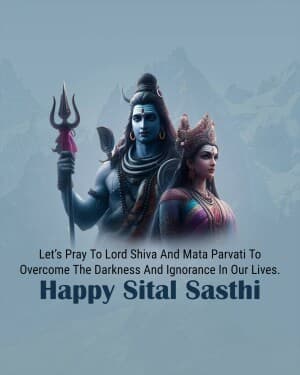 Sital Sasthi graphic