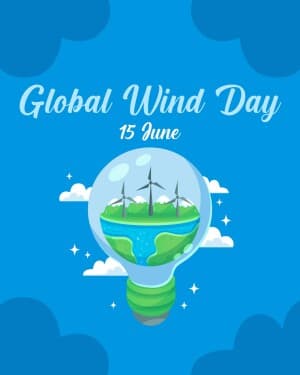 Global Wind Day illustration