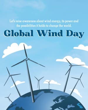 Global Wind Day graphic