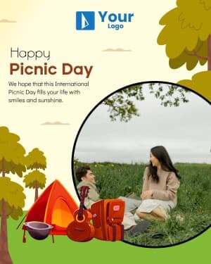 Picnic Day Wishes advertisement template