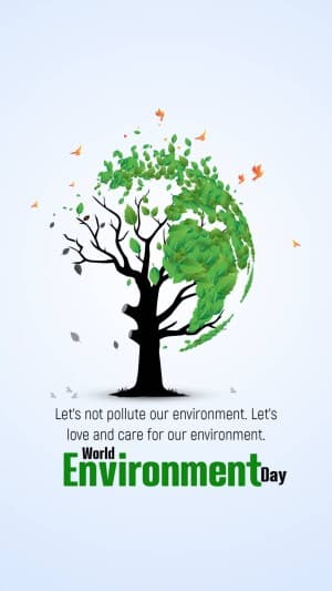 Insta Story - World Environment Day illustration