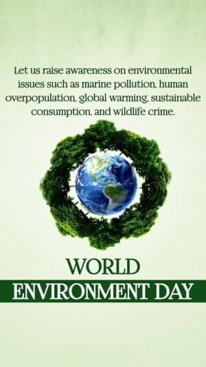 Insta Story - World Environment Day banner