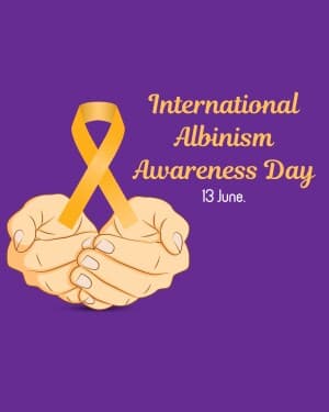 International Albinism Awareness Day illustration