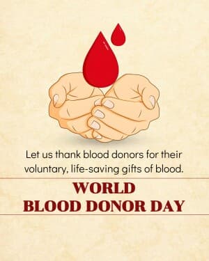 World Blood Donor Day graphic