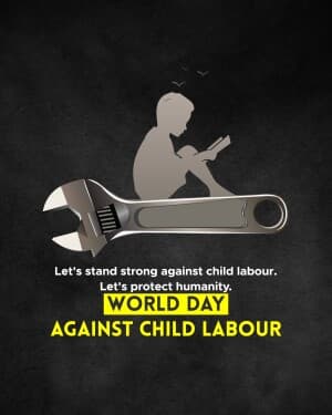 World Day Against Child Labour illustration