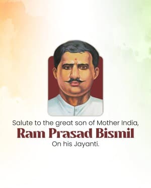 Ram Prasad Bismil Jayanti image