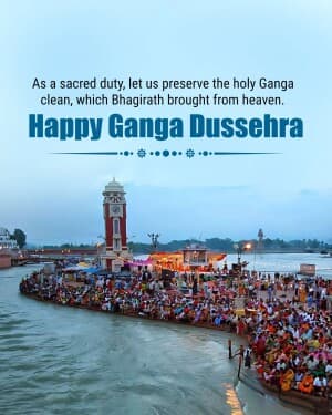 Ganga Dussehra flyer