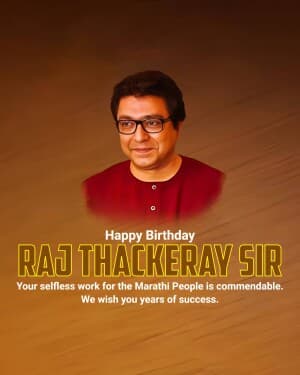 Raj Thackeray Birthday video