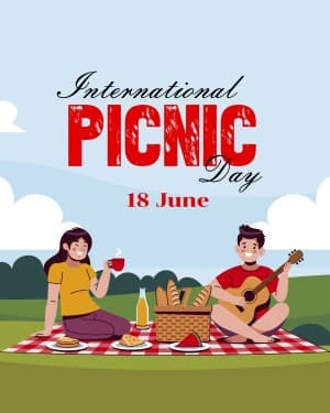 International Picnic Day illustration