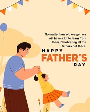 Father's day flyer