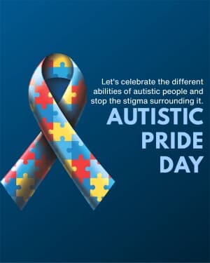 Autistic Pride Day illustration