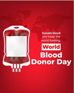 World Blood Donor Day event poster