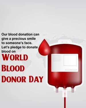 World Blood Donor Day poster