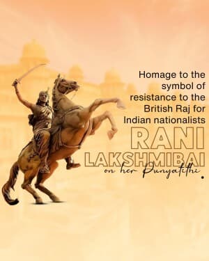 Rani Lakshmibai Punyatithi image