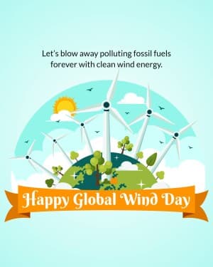 Global Wind Day flyer